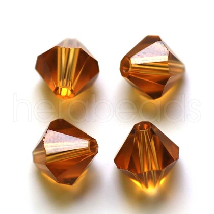 Imitation Austrian Crystal Beads SWAR-F022-4x4mm-203-1