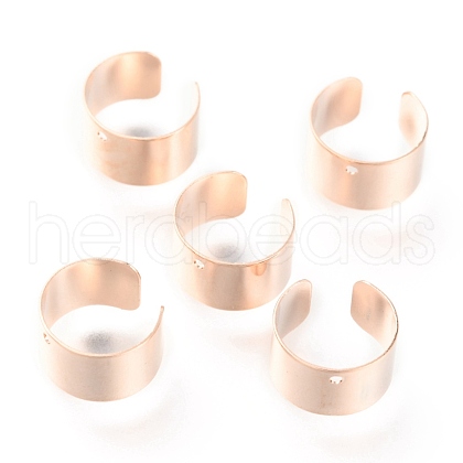 304 Stainless Steel Ear Cuff Findings STAS-H151-09RG-1