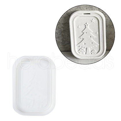 Christmas Series Hanging Tag DIY Pendant Decoration Silicone Molds DIY-M057-03G-1