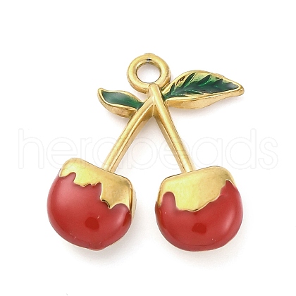 304 Stainless Steel Pendants STAS-V003-08G-02-1