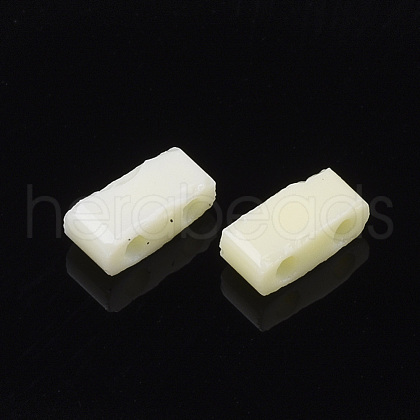 2-Hole Opaque Glass Seed Beads SEED-S023-05I-1