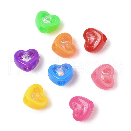 Tansparent Acrylic Beads OACR-D309-08-1