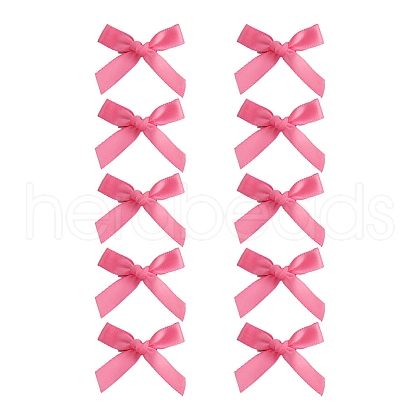 10Pcs Bowknot Cloth Alligator Hair Clips PW-WGD5F1D-08-1