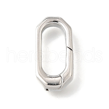 Brass Spring Gate Rings KK-V007-006P-03-1