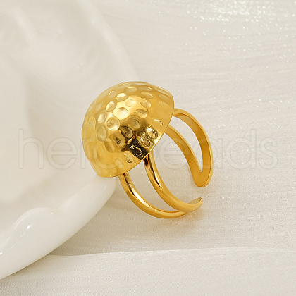 304 Stainless Steel Adjustable Cuff Rings RJEW-V008-02G-1