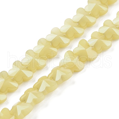 Imitation Jade Glass Beads Strands EGLA-L045-I-A04-1