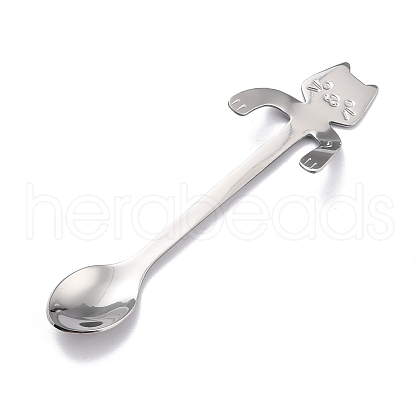 304 Stainless Steel Hanging Spoon AJEW-P093-01B-1