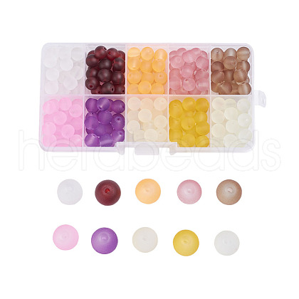 Transparent Glass Beads FGLA-X0001-02-8mm-1