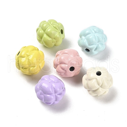Spray Painted Alloy Beads PALLOY-R145-02A-1