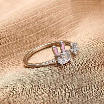 Brass Micro Pave Cubic Zirconia Open Cuff Rings for Women RJEW-U058-05P-1