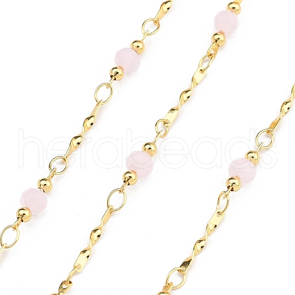 Brass Round Link Chains KK-D368-01G-A-1