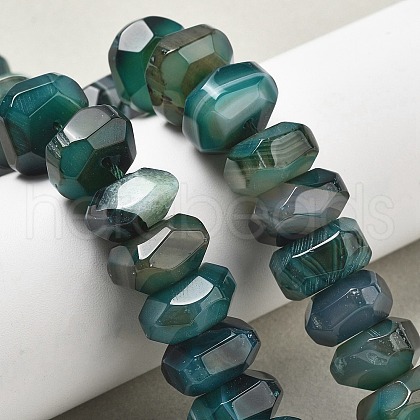 Natural Agate Beads Strands G-K392-A06-1