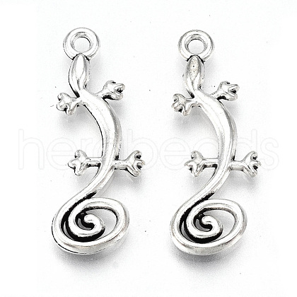 Tibetan Style Alloy Pendants TIBE-S323-050AS-RS-1