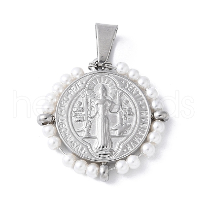 304 Stainless Steel Pendants KK-K399-01P-09-1