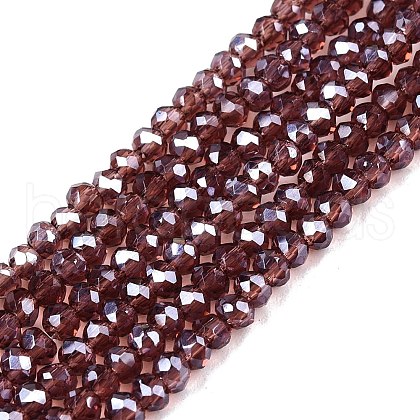 Electroplate Glass Beads Strands EGLA-A044-T1mm-A13-1