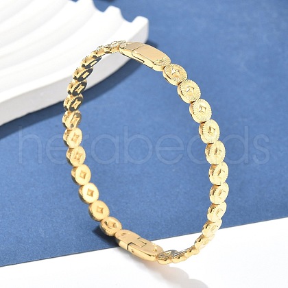 304 Stainless Steel Bangles for Women AJEW-P127-04G-1