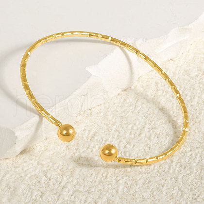Stylish 304 Stainless Steel Cuff Bangles SF9241-2-1