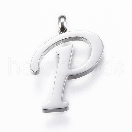Non-Tarnish 304 Stainless Steel Pendants X-STAS-F129-P-P-1