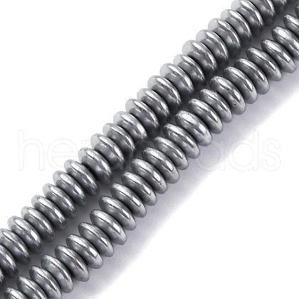 Electroplated Non-magnetic Hematite Beads Strands G-P571-B01-01E-1