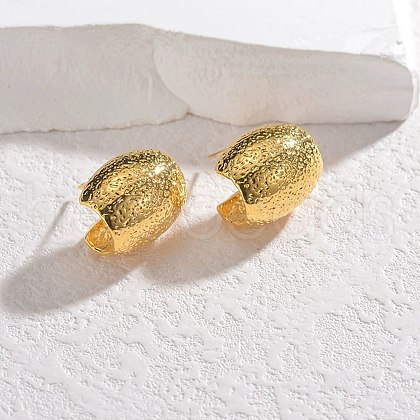 304 Stainless Steel Stud Earrings for Women EJEW-M095-04G-1