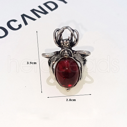Retro Alloy with Resin Adjustable Cuff Rings FS-WG49C80-09-1