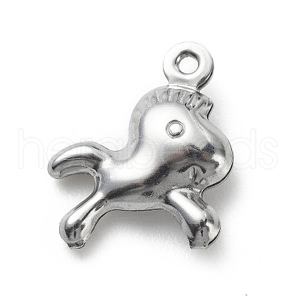 Non-Tarnish 304 Stainless Steel Pendants STAS-D243-02-1