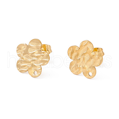 304 Stainless Steel Stud Earring Findings STAS-G270-02G-11-1