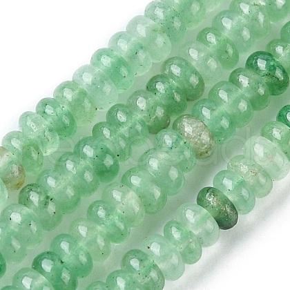 Natural Green Aventurine Beads Strands G-F748-E02-1