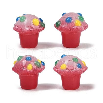 Glass Bumpy Beads GLAA-B025-01A-1