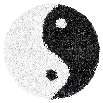   200G 2 Colors 12/0 Glass Round Seed Beads SEED-PH0002-11A-1