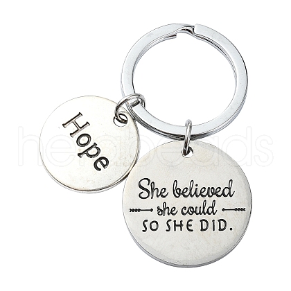 304 Stainless Steel Keychain KEYC-YW00092-1