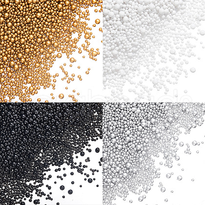   200G 4 Colors Glass Beads GLAA-PH0003-05-1