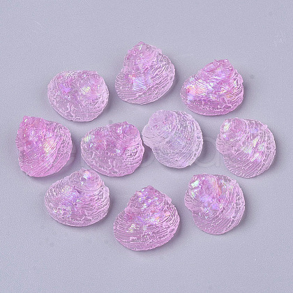 Transparent Epoxy Resin Cabochons CRES-T020-02B-1