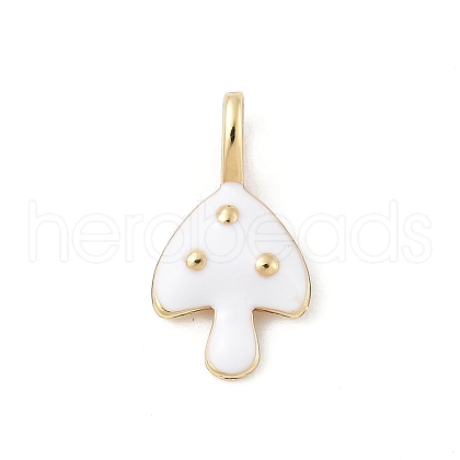 Brass Enamel Pendants KK-Z107-10G-02-1