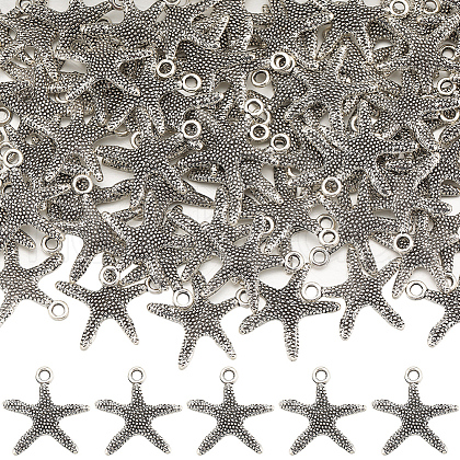 SUNNYCLUE 100PCS Tibetan Style Alloy Pendants TIBEP-SC0002-84-1