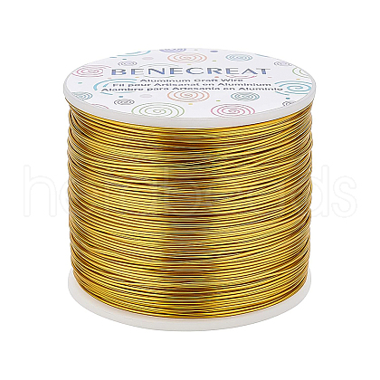 BENECREAT Matte Round Aluminum Wire AW-BC0003-30E-0.8mm-1