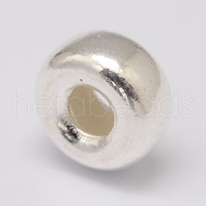 925 Sterling Silver Spacer Beads STER-K021-04S-A-1