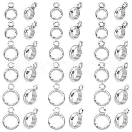 30Pcs 3 Styles 304 Stainless Steel Tube Bails STAS-LP0001-23-1