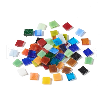 Mosaic Tiles Glass Cabochons X-DIY-P045-01-1