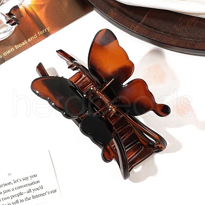 Butterfly Plastic Large Claw Hair Clips PW-WGA04B3-04-1