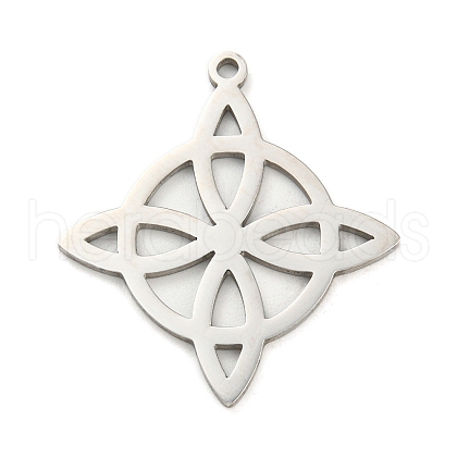 Non-Tarnish 304 Stainless Steel Pendants STAS-P330-03P-1