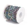 Rainbow Color 304 Stainless Steel Link Chains STAS-P219-68M-3