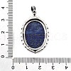 Dyed Natural Lapis Lazuli Pendants G-Q350-02I-3