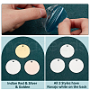   30Pcs 3 Colors Acrylic Big Pendant OACR-PH0004-14-4