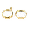 Ion Plating(IP) 304 Stainless Stee Locket Pendants STAS-S132-16G-02-2