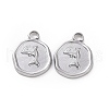 Non-Tarnish 304 Stainless Steel Pendants STAS-C003-04P-1