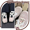 Lace Bowknot Shoe Decorations FIND-WH0126-646A-5