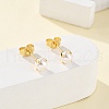 304 Stainless Steel Stud Earrings EJEW-I229-01G-A-5