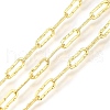 Brass Groove Cable Chains KK-V007-002G-1