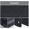   2Pcs PU Leather with Iron Oval Bottom FIND-PH0001-99A-6